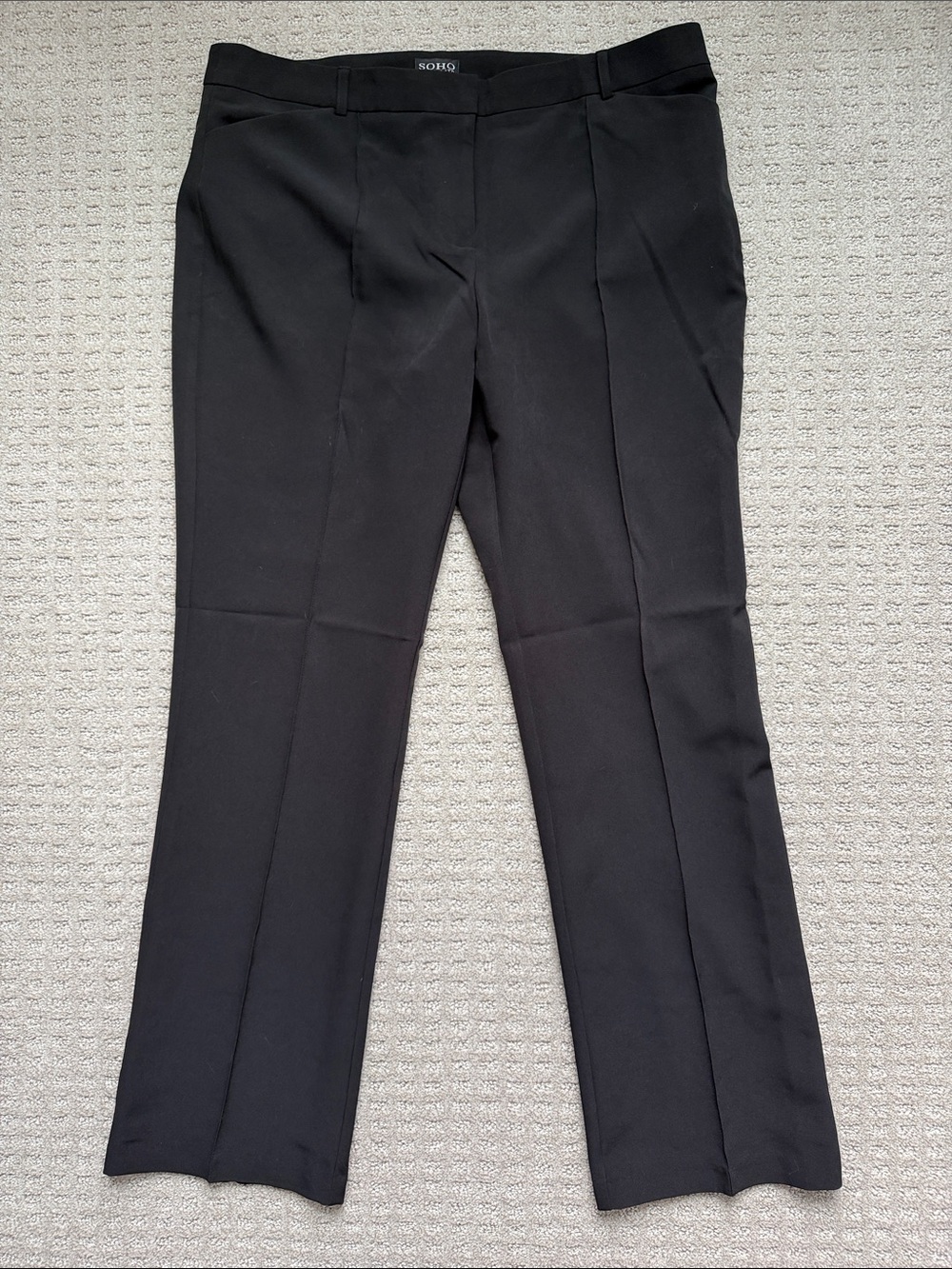 Soho Apparel Black Women's Dress Trousers